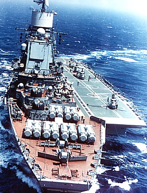 Kiev Class 'aircraft cruiser' Baku of the Soviet Union