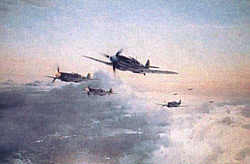 Eagles Wing Painting - Bf109s