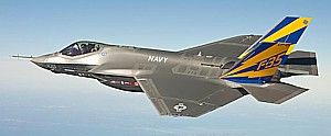F-35 c Lightning II Aircraft Carrier Variant in flight