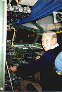 Jack Burgess at the helm