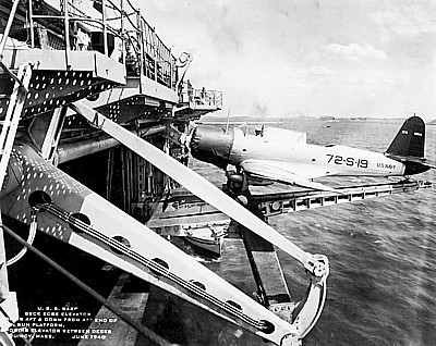 USS Wasp Side Elevator