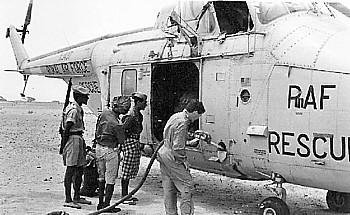Refuelling the Helicopter
