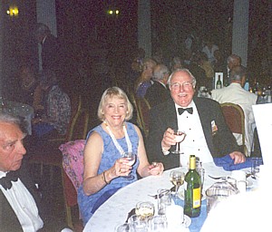 Saltire Branch member Colin Cowan and wife Vicky at Saturday Banquet
