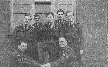 George Thomson with crew