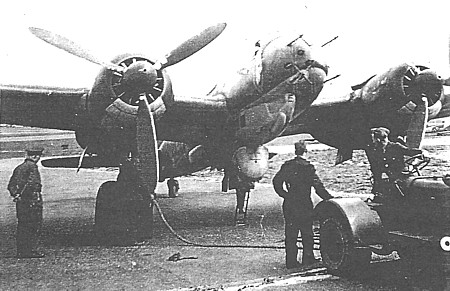 Ju 88 lands at Dyce after pilots defect from Denmark